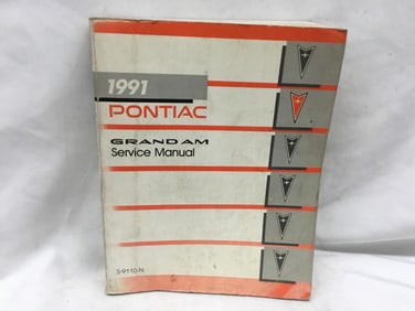 1991 Pontiac Grand Am Service Manual
