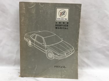 1989 Buick Regal Service Manual