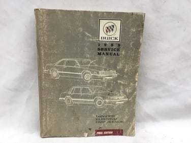 1989 Buick LeSabre, Electra, Park Avenue Service Manual Final Edition