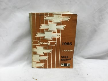 1986 Chevrolet Camaro Shop Manual