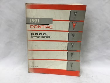 1991 Pontiac 6000 Service Manual