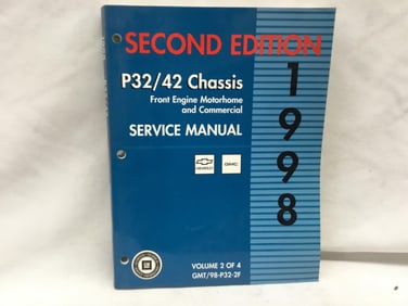 1998 Chevrolet, GMC P32/42 Chassis Service Manual Second Edition Volume Two of Four