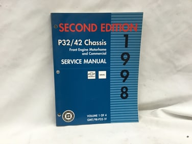1998 Chevrolet, GMC P32/42 Chassis Second Edition Service Manual Volume One of Four