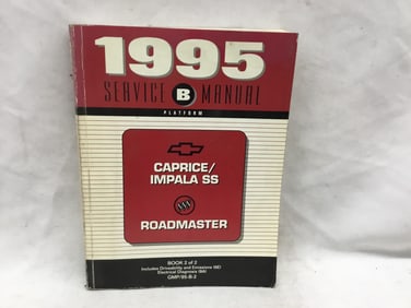 1995 Chevrolet Caprice / Impala SS, Buick Roadmaster Service Manual Book Two of Two
