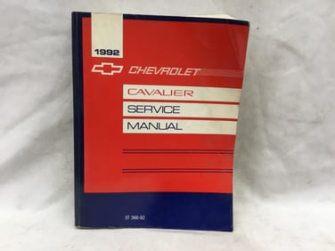1992 Chevrolet Cavalier Service Manual