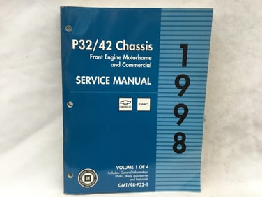 1998 Chevrolet, GMC P32/42 Chassis Service Manual Volume One of Four