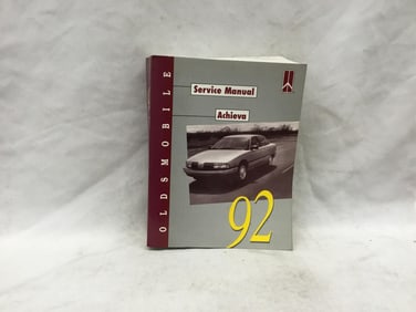 1992 Oldsmobile Achieva Service Manual