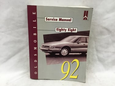 1992 Oldsmobile Eighty Eight Service Manual