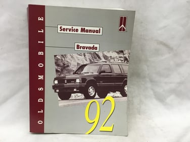 1992 Oldsmobile Bravada Service Manual