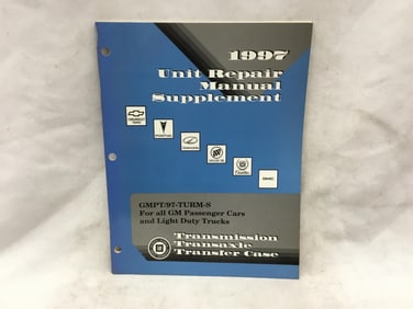 1997 All Passenger Cars and Light Duty Trucks Unit Repair Manual Supplement