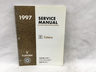 1997 Cadillac Catera Service Manual Volume Two of Three