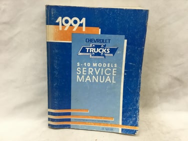 1991 Chevrolet Truck S-10 Models Service Manual