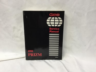 1991 Geo Prizm Service Manual