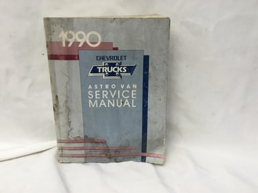 1990 Chevrolet Trucks Astro Van Service Manual