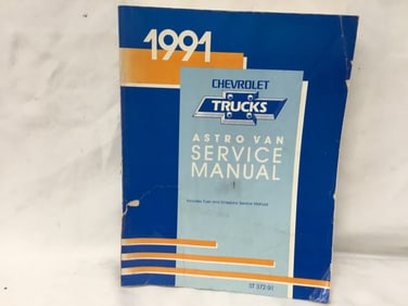 1991 Chevrolet Trucks Astro Van Service Manual
