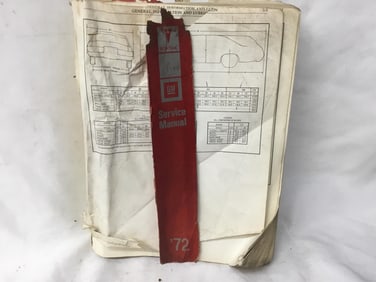 1972 Pontiac Service Manual