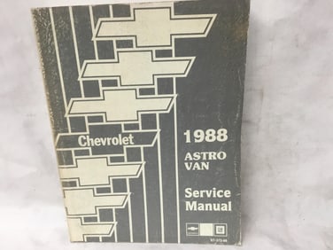 1988 Chevrolet Astro Van Service Manual