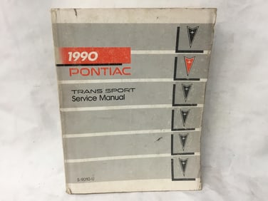 1990 Pontiac Trans Sport Service Manual