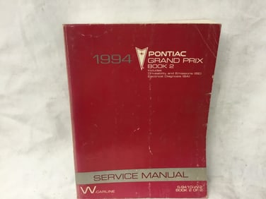 1994 Pontiac Grand Prix Service Manual Book 2 of 2