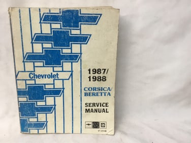 1987/1988 Chevrolet Corsica / Beretta Service Manual