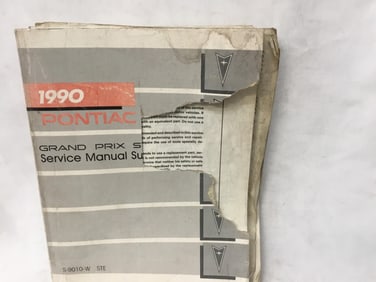 1990 Pontiac Grand Prix STE Service Manual