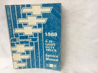1988 Chevrolet S-10 Light Duty Truck Service Manual