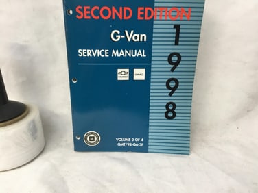 1998 Chevrolet GMC G-Van Service Manual Volume 3 of 4 Second Edition