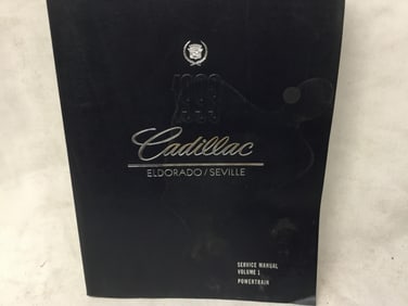 1993 Cadillac Eldorado / Seville Service Information Volume 1 Powertrain