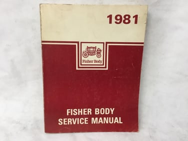 1981 Fisher Body Service Manual