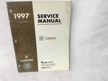 1997 Cadillac Catera Service Manual Volume 2 of 3