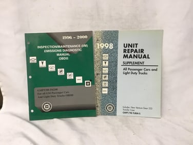 1998 Unit Repair Manual and 1996-2000 Inspection/Maintenance All Passenger Cars