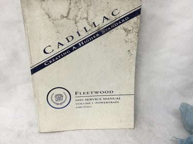 1995 Cadillac Fleetwood Service Manual Volume 1
