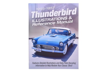 1955-1957 Thunderbird Illustrations & Reference Manual