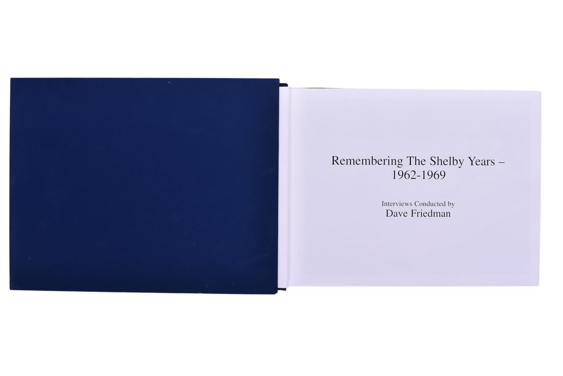 Remembering the Shelby Years 1962-1969 Hard Cover (1 of 6)