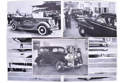 21 Indianapolis 500, Ford, and Chevrolet Promotional Photos 1920s through 1950s