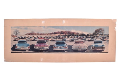 1959 General Motors Dealership Poster - Chevrolet, Pontiac, Oldsmobile, Cadillac, Buick