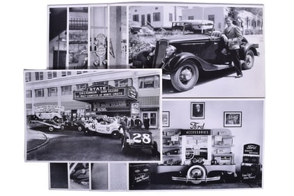 Eleven 11"x 17" Ford Dealership and Assembly Line Photographs