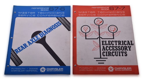 1967 Chrysler Dealership / Technician Literature - Rear Axle Diagnosis and Electrical Accessory
