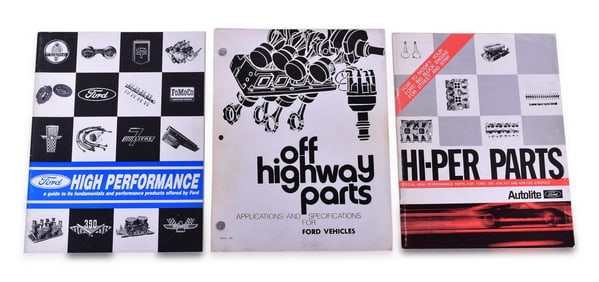 Three Ford High Performance Engine Books - CID 390, 406, 427, etc.