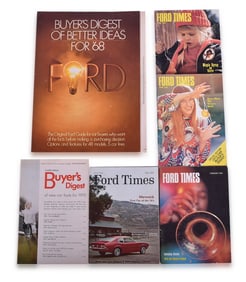 Six Ford Automobile Dealer Literature