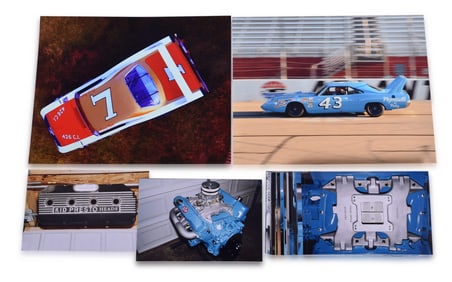 "The King" Richard Petty Plymouth Superbird Photo, Max Wedge Engine Photos