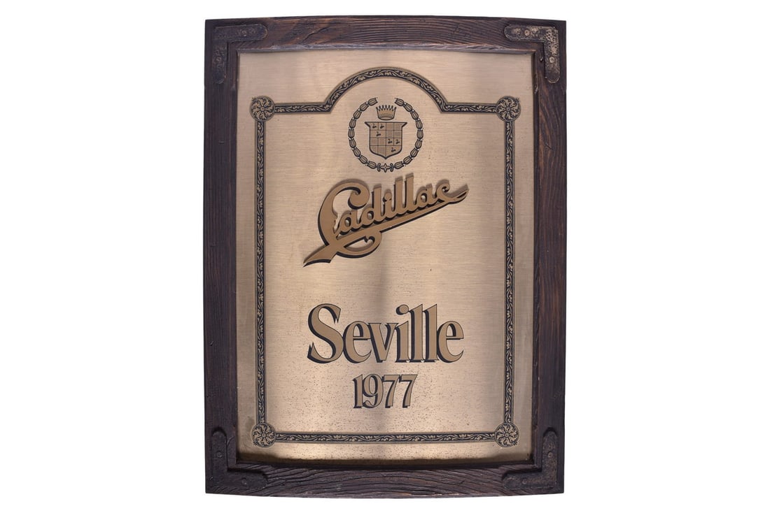 1977 Cadillac Seville Dealership Showroom Sign (1 of 3)