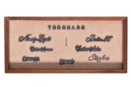 Eight Oldsmobile Trunk Emblems - Toronado, Ninety-Eight, Delta 88, Cutlass Salon, Cutlass Supreme,