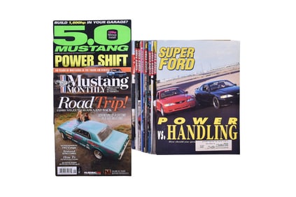 Group Of Thirteen Ford Magazines- Super Ford, 5.0 Mustang, Mustang Monthly