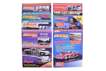 Seven Issues Of International Hot Rod Association Drag Review Magazine- 1996-1997