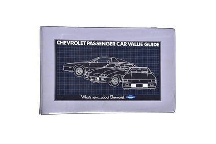 1984 Chevrolet Dealer Only Passenger Car Value Guide Binder