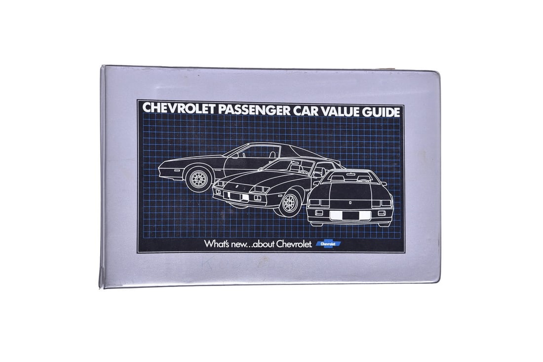 1984 Chevrolet Dealer Only Passenger Car Value Guide Binder: 1984 Chevrolet Dealer Only Passenger Car Value Guide Binder1984 original Chevrolet Dealer Only Passenger Car Value Guide Binder. Includes colors and upholstery choices as well as other specifications 