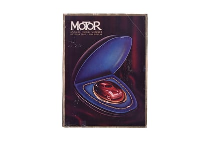 October 1940 Motor Annual Show Number Magazine With Robert Robinson Cover Art- Auto Show Issue