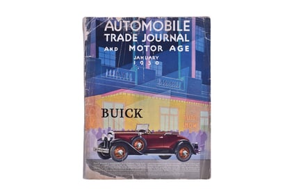 January 1930 Automobile Trade Journal And Motor Age Magazine