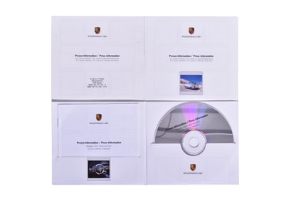 Two Porsche Press Information And CD Kits- 2002 Model, 911 Carrera Cabriolet